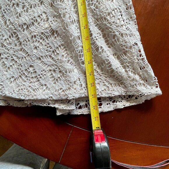 London Times Crocheted and Lined A-Line Dress, Size 8 - Picture 7 of 10